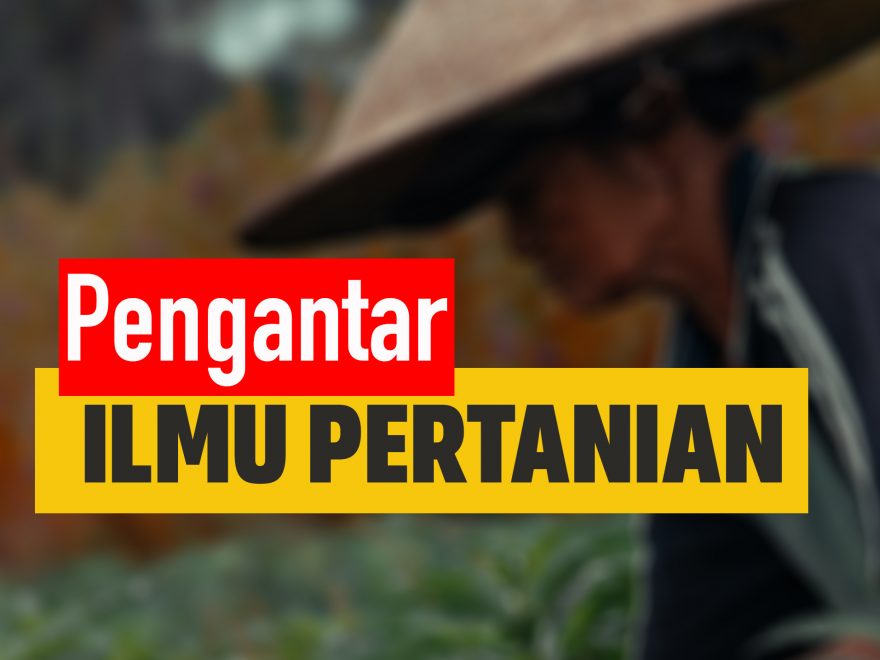 PENGANTAR ILMU PERTANIAN