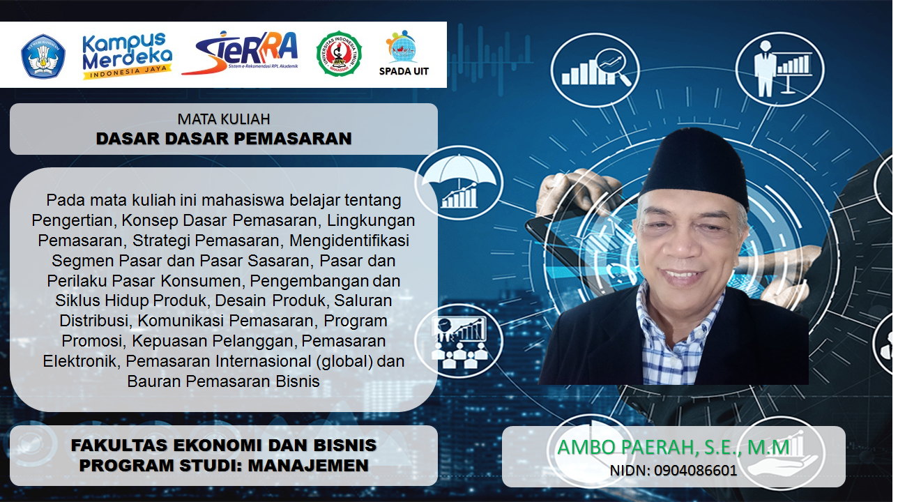 DASAR-DASAR PEMASARAN