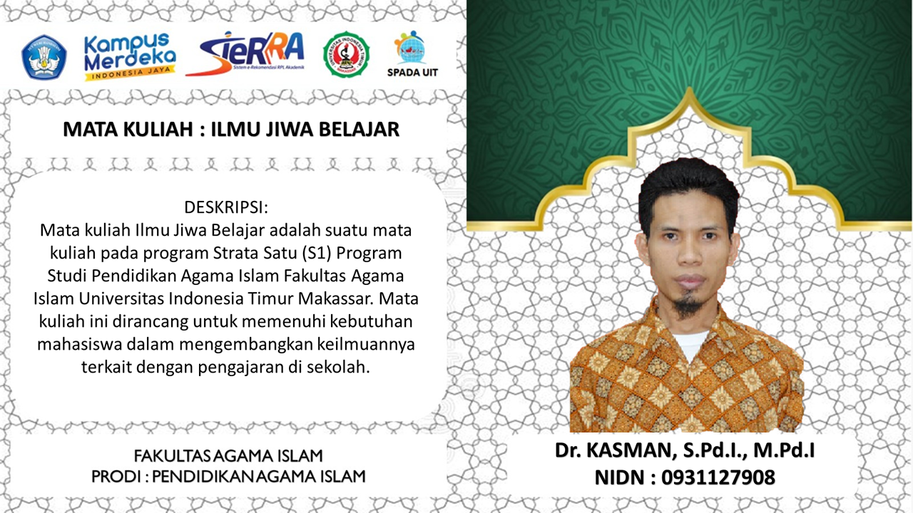 ILMU JIWA BELAJAR